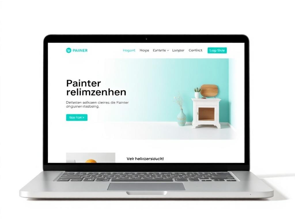 Beispiel-Website für einen Malerbetrieb